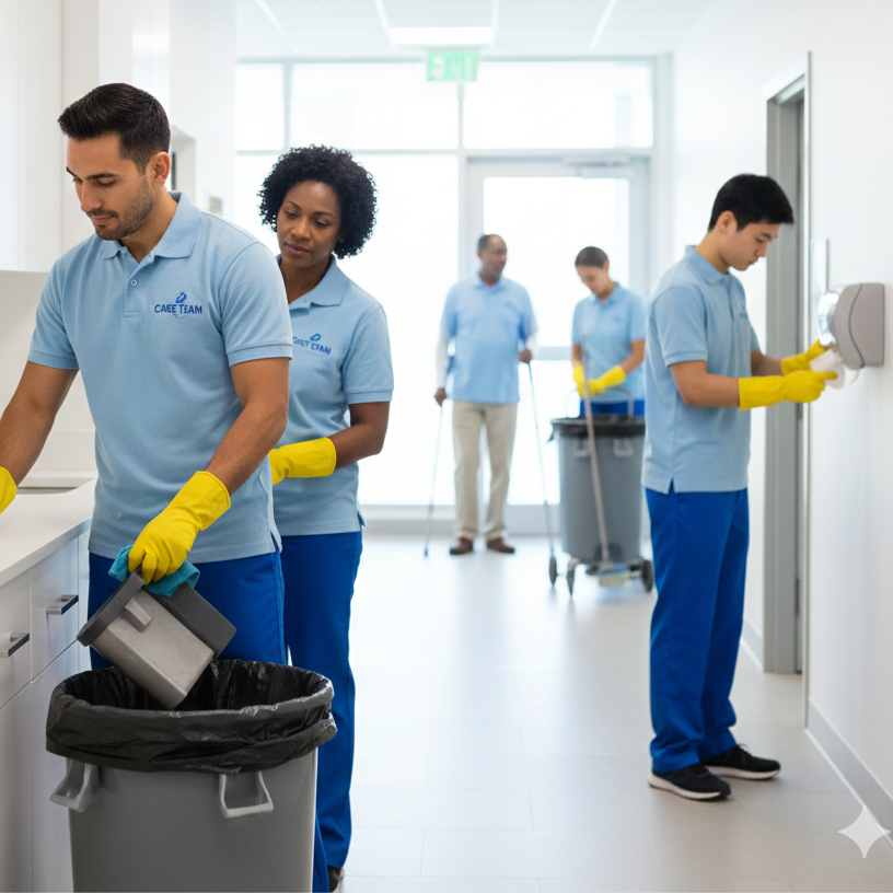 Janitor in a Care Facility Image